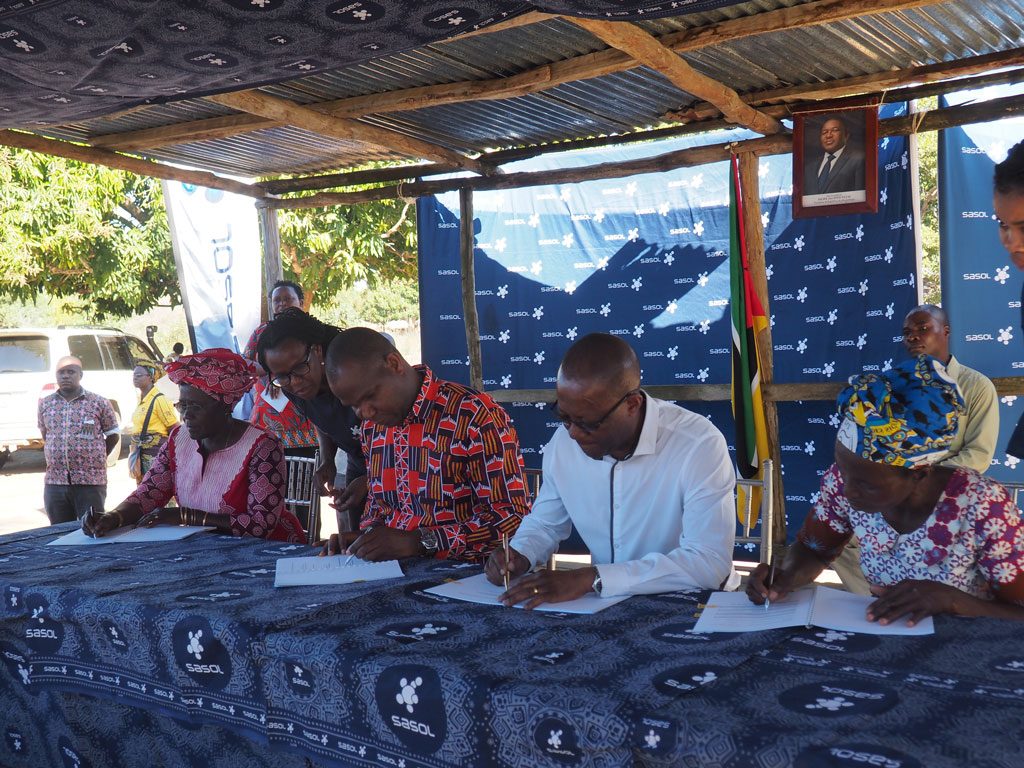 Sasol concludes first Local Development Agreements with communities in Mozambique