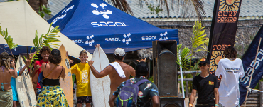 Mozambique Tofo Surf Series participants