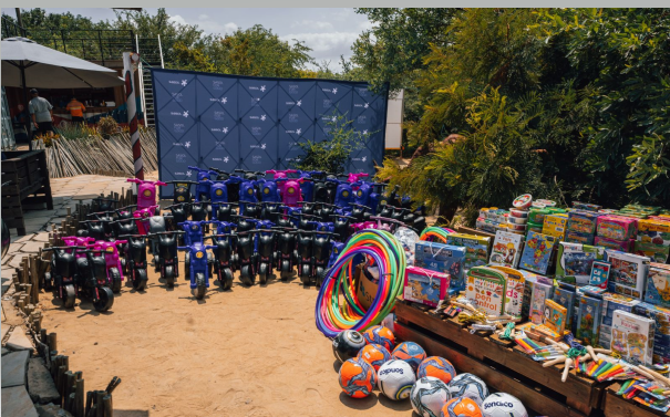 Materials donated for Early Childhood development through the Sasol Friendly Neighbour programme.