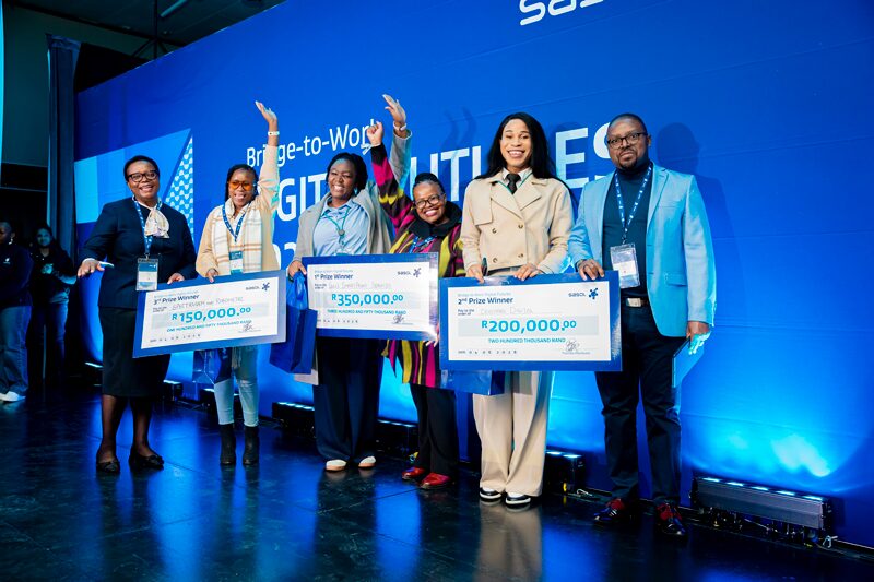 winners at the Sasol Bridge to Work Digital Futures programme